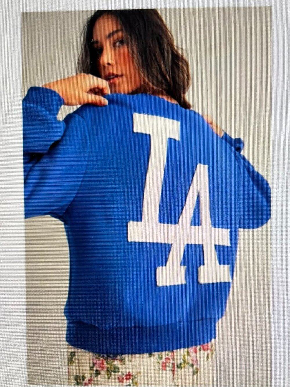 Perfect Fit LA Lettering Sweatshirt size M